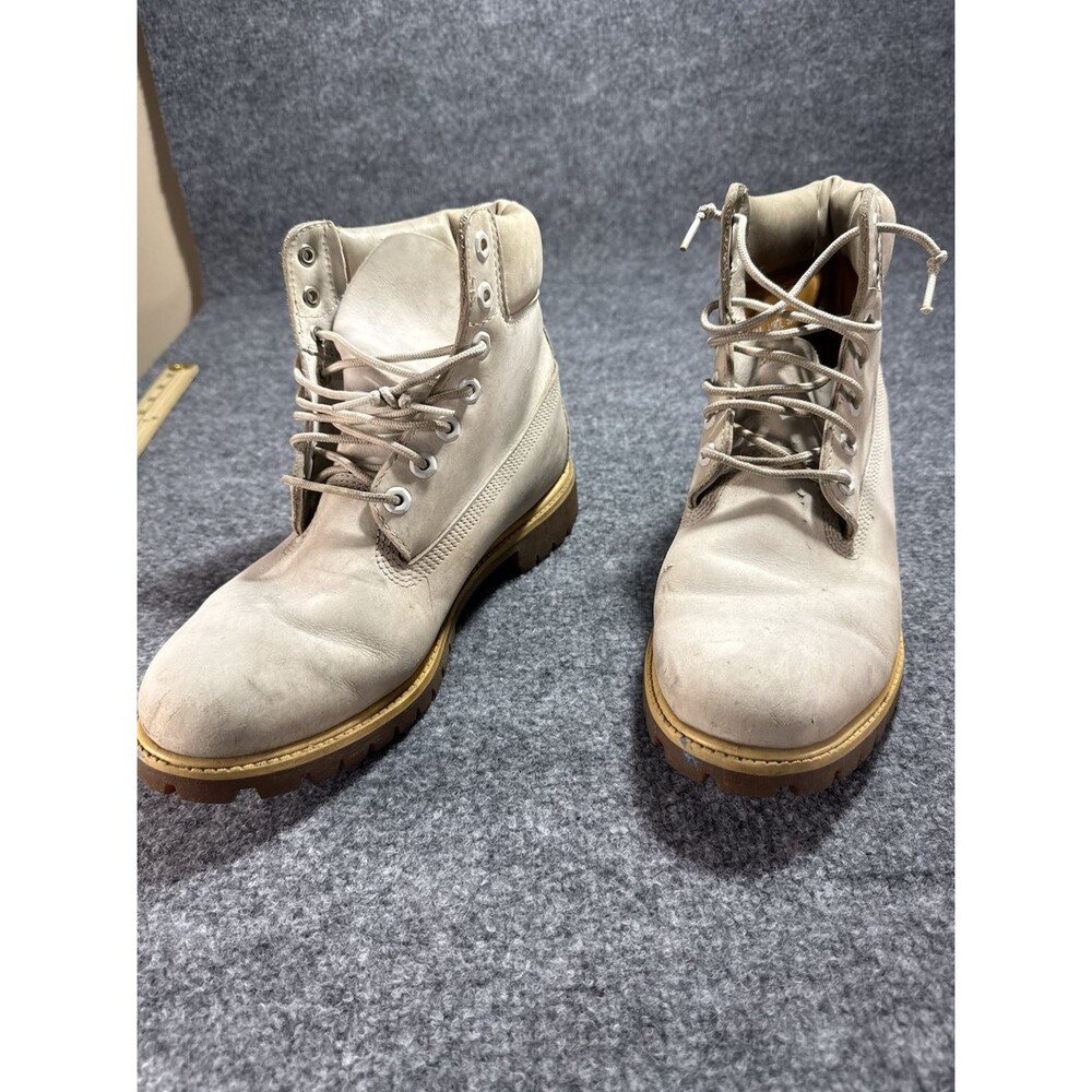 Timberland A180L 6-Inch Premium Boots–Men’s 9.5M–Fair Condition (Tongue Damage)